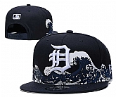 Detroit Tigers Team Logo Adjustable Hat YD (2)